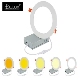 DGLUX Factory Direct Sale Energy Star 4 inch IP44 No Flicker Anti-glar Recessed 9w 12w 15w Ultra Slim Led Downlights