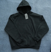 YKH 350GSM alta calidad bordado polar tela Sudadera con capucha impresión Logo Oversize manga larga invierno tallas grandes sudaderas con capucha para hombres