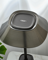Lampe de bureau LED portable moderne avec base de charge USB à gradation tactile matériau ABS pour la maison chambre à coucher chevet salle à manger camping en plein air