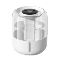Humidificateur intelligent Contrôle automatique de l'humidité Conception de remplissage ultra silencieuse pour diffuseur d'huiles essentielles pour grande chambre, bureau, pépinière