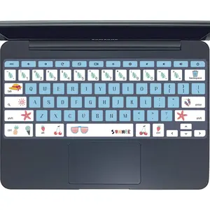 Hochwertige englische Silikon Laptop Tastatur Haut abdeckung Für Samsung 950QCG Tastatur abdeckung