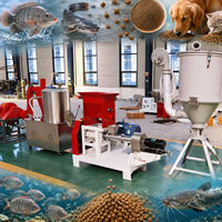 Ligne de production d'extrusion d'aliments pour poissons entièrement automatique LIMA 150-500 kg/h, machine à granulés pour aliments pour poissons, chats et chiens, fournisseur de machines