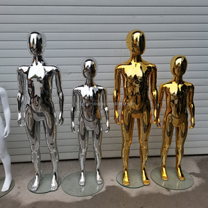 Mannequin Vitrine Enfant Tête Abstraite Noire