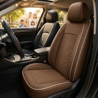 Housses de siège de voiture toutes saisons en cuir premium, ensemble complet universel, imperméables et confortables pour Prius
