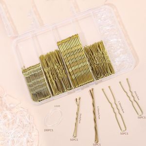 กิ๊บติดผมสีดำเงินสีบลอนด์แบบกำหนดเองที่ยึดโลหะแข็งแรงกิ๊บติดผมรูปตัวยูกิ๊บติดผมรูป<span class=keywords><strong>บ๊</strong></span><span class=keywords><strong>อบ</strong></span>บี้ขนาดใหญ่สำหรับร้านทำผม300ชิ้น - Product Image 2