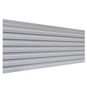 Deep Stripe Decorative Insulated Exterior Wall Panels Embossed Polyurethane Panel Pu Metal Siding