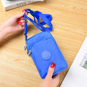 Sac à bandoulière pour téléphone, pochette en nylon imperméable avec poche zippée, sac de course pour femmes, usage quotidien, printemps 2021 - Product Image 1