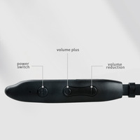 Écouteurs sans fil 5.3 à tour de cou avec indicateur de batterie LED, écouteurs de musique sans fil, écouteurs de sport à tour de cou