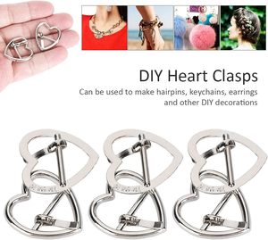 Piece Metal Heart Shaped <b>Roller</b> Buckles Single Prong Belt Buckle Hardware For DIY <b>Bags</b> Straps Accessories - Product Image 3