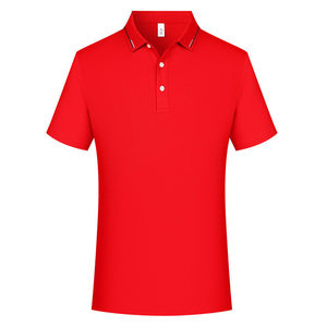 Camiseta Polo de Poliéster de Color Sólido para Hombre, Manga Corta, Ropa de Trabajo, Uso Diario GJ22-K1 - Product Image 3