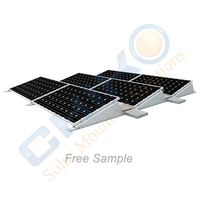 Système de chargement solaire à toit plat, chargement rapide, système de montage pv