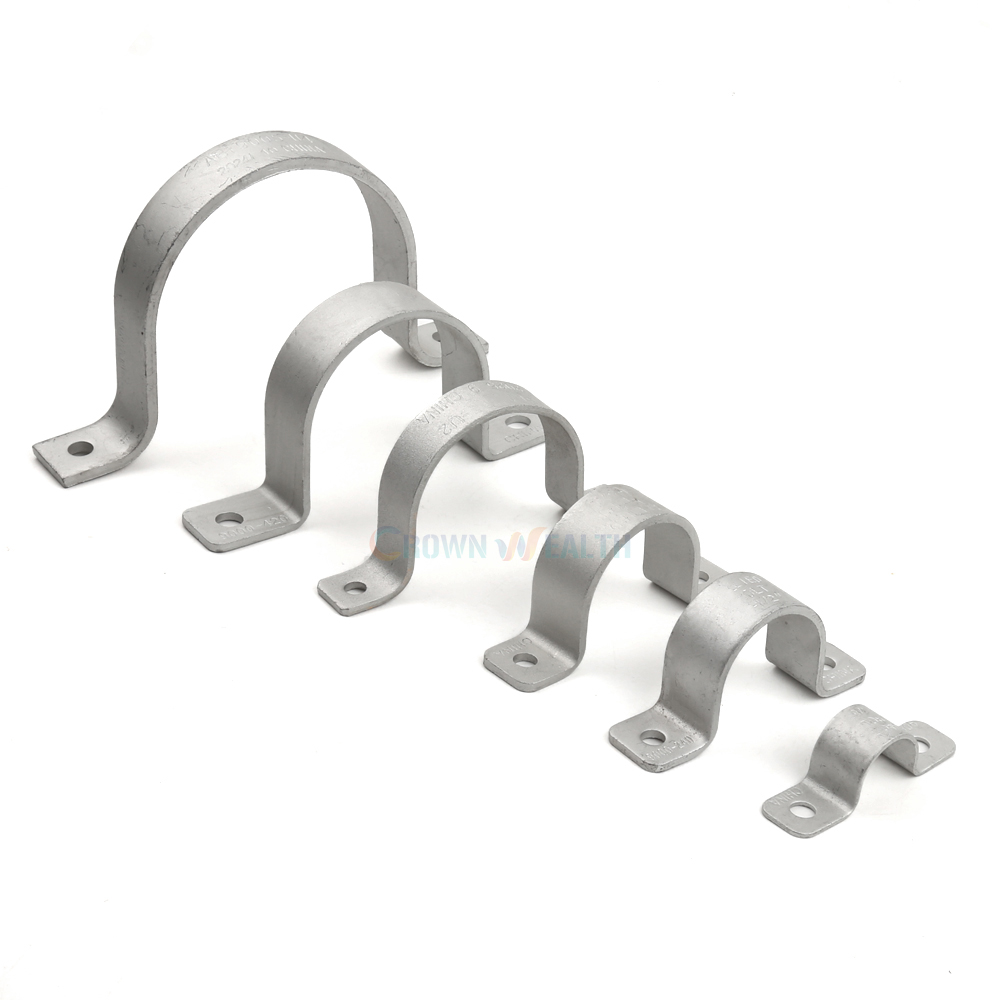 Uxcell M32 U Shaped Conduit Clamp Saddle Strap Tube Pipe Clip Stainless