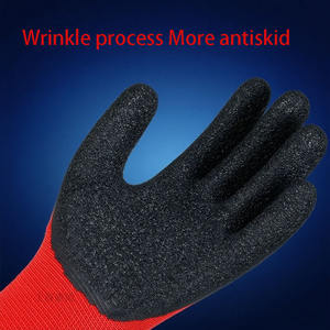 قفاز أمان للبيع بالجملة أعمال البناء الصناعي في الحديقة معدات واقية من المطاط قفازات عمل اللاتكس - Product Image 6