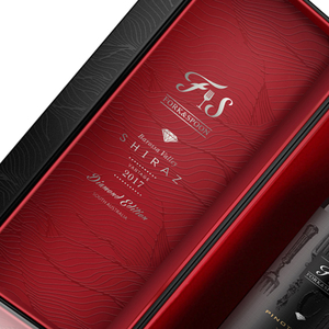 Rượu vang sang trọng tùy chỉnh cho chai rượu sâm banh được đóng gói trong hộp các tông màu đen với miếng dán nổi bao bì thanh lịch - Product Image 4