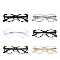 Lunettes de vue œil de chat TR90 anti-lumière bleue pour femmes, monture souple et légère, style rétro, pour jeux sur ordinateur, vente en gros