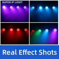 27 projecteurs LED de scène RGBW 10W, AC100-240V, 4/8 canaux DMX, activés par le son, type Par Can, IP20, boîtier en aluminium, pour discothèque et fêtes