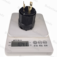NEMA L6-30P 30 Amp 250 Volt Twist Lock Fiche mâle USA 3 pôles Mise à la terre de qualité industrielle Fiche de générateur électrique à 3 broches