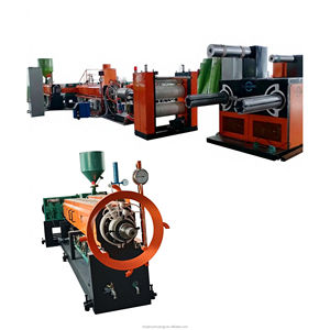 Ligne de production automatique de feuilles de mousse PS avec contrôle PLC, pompe et moteur - Système complet d'extrusion, de dé<span class=keywords><strong>coupe</strong></span> à rouleaux et de superposition - Product Image 1