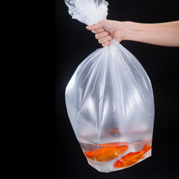 Sacs personnalisés en PE à soufflets latéraux avec gaufrage pour supermarchés, pour l'exposition de légumes et fruits, avec poignée Flexiloop