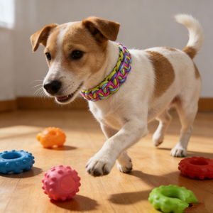 <span class=keywords><strong>Collar</strong></span> Retráctil para Mascotas de Diseño, Hecho a Mano, Personalizado, Ajustable, Suave y Sólido de Alta Calidad - Product Image 2