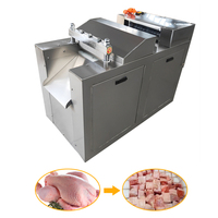 Nouvelle machine à découper la viande fraîche électrique en acier inoxydable, automatique, haute capacité 300-500 kg, pour volailles et poulet