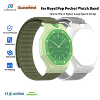 Wave Sport AP Armband aus Nylongewebe für Royal Pop Uhren, Weiches Gewebtes Schlaufenband für Herren und Damen