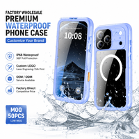 Vente directe d'usine, housses de protection haut de gamme, personnalisables/livraison rapide, étui de téléphone portable étanche IP68 pour iPhone 18 Pro Max