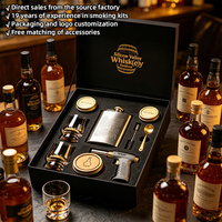 Kit de fumage de whisky de luxe en gros, ensemble complet, édition festival Silicon Valley Whisk(e)y, pour bar à domicile, cadeau d'entreprise, cave à vin