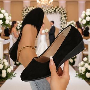 Zapatos de Plataforma Cómodos para Mujer, Zapatos Planos Casuales para Usar Todo el Día y para el Trabajo - Product Image 1