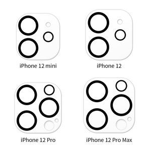 Protecteur d'objectif en acrylique de qualité supérieure, protecteur d'objectif d'appareil photo en verre trempé haute définition pour <span class=keywords><strong>iPhone</strong></span> <span class=keywords><strong>12</strong></span> 13 Series - Product Image 3