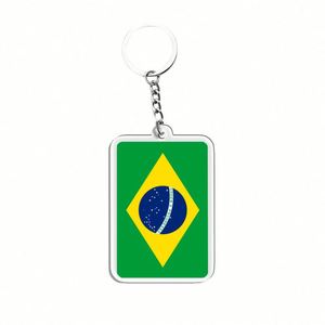 Porte-clés personnalisé en gros du Brésil, en acrylique, imprimé UV double face, fabrication exquise - Product Image 1