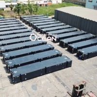 Plateforme flottante modulaire robuste en acier avec certification ABS, grande capacité de charge, montage facile