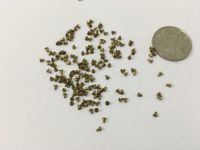 M1.3*2/3/4mm Rivet à œillet en laiton SDPSI 1000 pièces M1.3x2/3/4mm Rivets à œillet creux en cuivre, œillet creux en laiton
