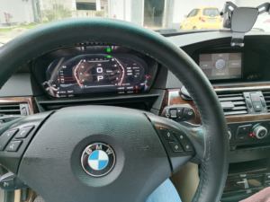 Système LINUX Écran de 12.3 pouces Compteur de vitesse LCD Digital Cluster Tableau de bord de voiture pour <span class=keywords><strong>BMW</strong></span> Série 5 <span class=keywords><strong>E60</strong></span> <span class=keywords><strong>CCC</strong></span> System 2004-2009 - Product Image 2