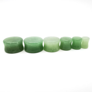 Gaby <strong>High</strong> <strong>Quality</strong> Natural Stone Ear Tunnel Plugs Double Flares Expander Piercing <strong>Jewelry</strong>
