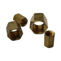 Raccord de tuyauterie en laiton à filetage femelle rapide, tailles 1/8" 1/4" 3/8" 1/2" 3/4", avec écrou hexagonal, raccord rapide pour tuyau