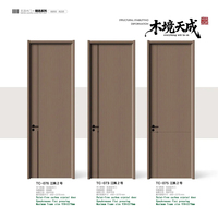 Porte intérieure battante en bois, personnalisée, avec peinture carbone cristal, anti-déformation, insonorisée, pour importateurs