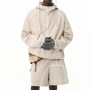 Shorts de <span class=keywords><strong>sport</strong></span> légers et décontractés en coton satiné Hasselblad pour l'extérieur, taille élastique, 100 % coton, style couple, pour l'été - Product Image 5