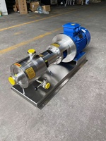 Pompe mélangeuse-disperseuse homogénéisatrice automatique multi-étages en acier inoxydable de qualité alimentaire à cisaillement élevé pour pipeline