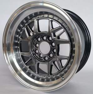 Rines de Aleación de Aluminio de 15 Pulgadas (100mm, 15mm ET) con Diseño Cóncavo, Marca <span class=keywords><strong>TAKA</strong></span>, para Autos de Pasajeros, 4/5/8 Orificios, Universales, con Recubrimiento de Zinc - Product Image 2