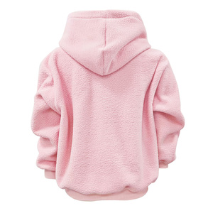 Sudadera con capucha rosa de forro polar Sherpa para mujer, estilo canguro, para transportar mascotas (<span class=keywords><strong>perros</strong></span> y gatos), de <span class=keywords><strong>manga</strong></span> larga, extragrande, personalizada OEM - Product Image 2