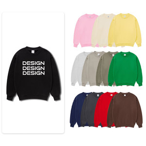 2026 the New High-quality 100% Cotton Comfortable Casual Fashion Street Blank Crewneck Sweater Customized logo - Product Image 4