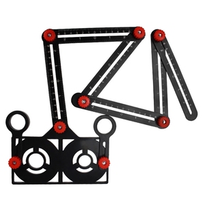 Localizzatore di fori per <span class=keywords><strong>piastrelle</strong></span> strumento regolabile righello di misurazione ad angolo fisso in vetro per muratura modello <span class=keywords><strong>angolare</strong></span> universale 6 lati - Product Image 1