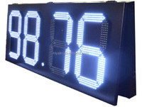 Pantalla LED de 7 segmentos de módulo de 6 dígitos con número grande de 20 pulgadas