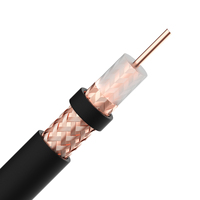 Câble coaxial PVC RG6 RG59 CATV 75 ohms 50 ohms, prix usine, pour communication
