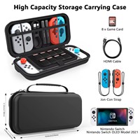 Étui de transport portable en EVA pour Nintendo Switch, coque de protection pour Switch OLED, accessoire pour les joueurs de jeux vidéo