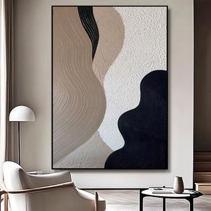 Village de peinture à l'huile de Dafen, peintures à l'huile sur mesure avec vos propres images ; Art mural abstrait texturé minimaliste moderne pour l'intérieur - Product Image 1