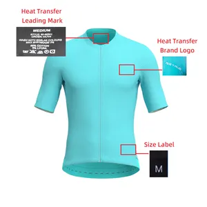 Italian Fabric Men's Cycling Shirt Breathable Comfortable Polyester Enduro Cycling Clothing Lightweight Custom Cyclist Costume