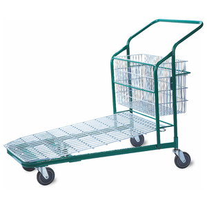 עגלת קניות סיטונאית עגלת מדף בעגלה יד מטען כבד עגלה - Product Image 3