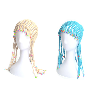 Cappello da donna moda europea e americana da spiaggia da sole cappello tessuto a mano puro gioiello transfrontaliero cappello cavo stile nazionale - Product Image 4